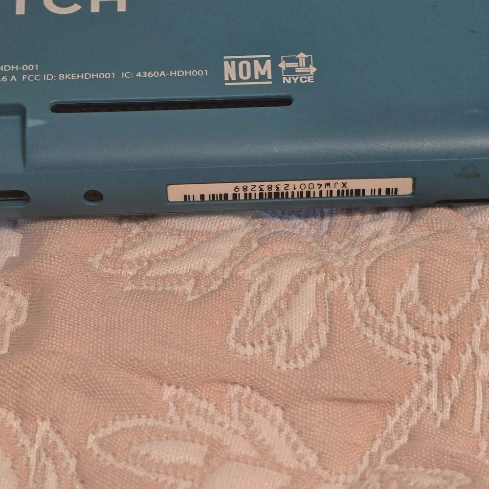 Portable Blue Gaming Console